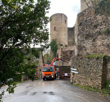 Travaux Château de Belcastel