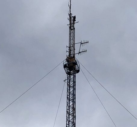 Travaux Pylône Radio RTS
